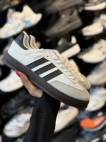 کفش کتونی دخترانه سامبا سفید مشکی - Image 2