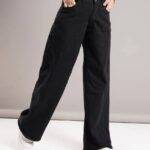 شلوار ترک فول بگ مشکی دخترانه