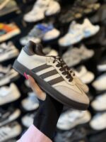 کفش کتونی دخترانه سامبا کرم قهوه ای - Image 4