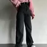 شلوار  زنانه بگ ترک ذغالی