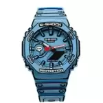 ساعت جی شاک 2100 آبی کارتنی