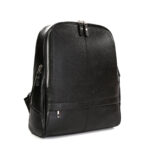 کوله پشتی چرم طبیعی مشکی