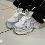 کتانی مردانه بالانسیگا لژدار پالیشی سفید