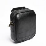 کیف مردانه چرم طبیعی لیزارد مشکی