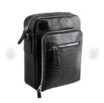 کیف دوشی چرم طبیعی طرح هامون - Image 2