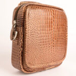 کیف چرم طبیعی رنگ موشی