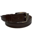 کمربند مردانه چرم طبیعی سگک ساده