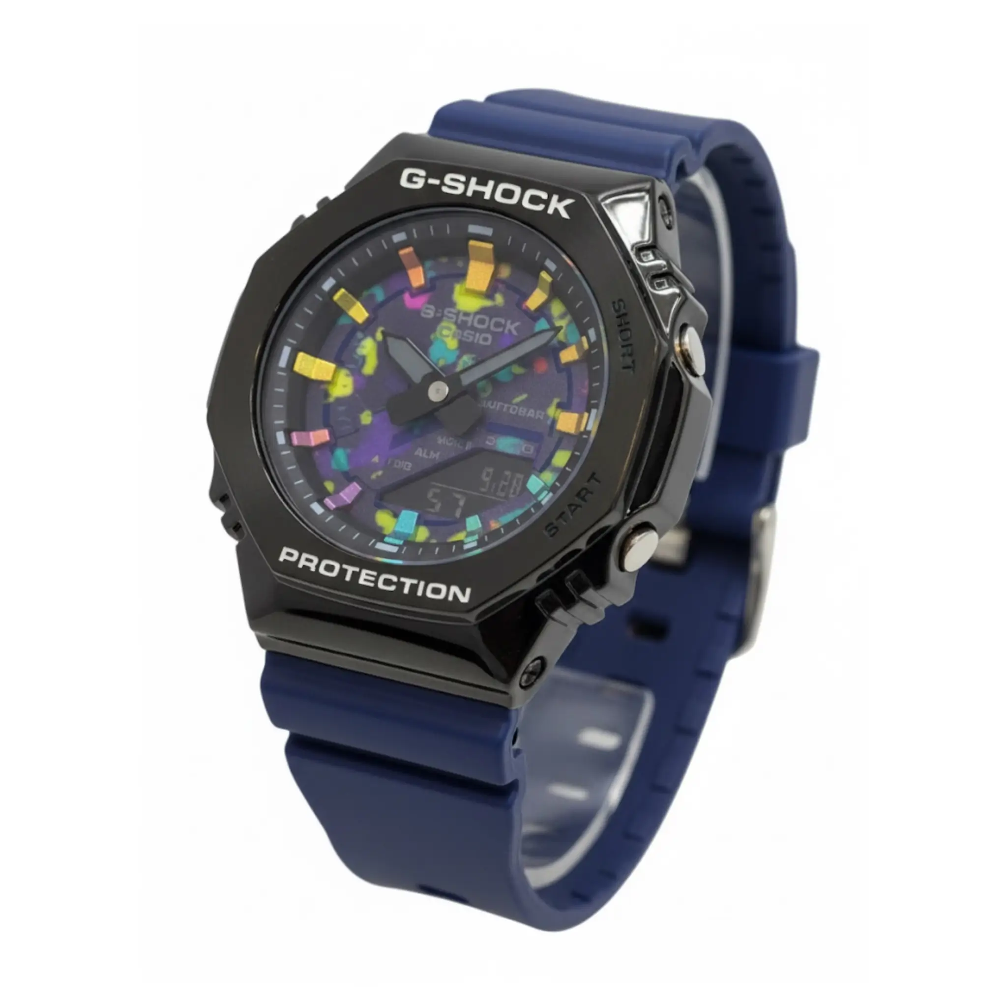 photo-output (96) ساعت جی شاک زنانه GM-S2100 سرمه ای مشکی - Image 1