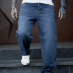 شلوار بگ مردانه تیره کد 67