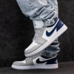 کتانی مردانه جردن وان طوسي سرمه اي