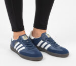 کفش کتونی دخترانه سامبا سرمه ای