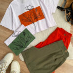 کراپ شلوارک دخترانه لينن رز