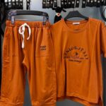 تيشرت و شلواربرمودا دخترانه گلدوزي