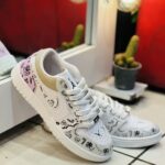 کتانی مردانه نایک sbکاستوم سفيد