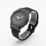 ساعت جی شاک2100بند برزنتی مشکی