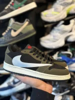 کتوني مردانه ترويس مشکي سبز - Image 4