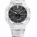 ساعت جي شاک2100سفيد پوليشي