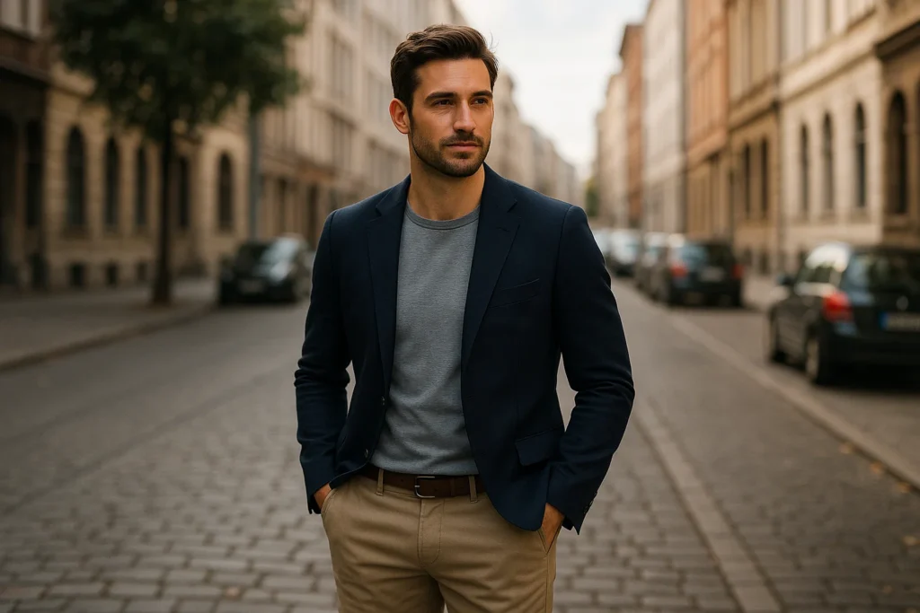 استایل کژوال هوشمند (Smart Casual) برای آقایان: چگونه بدون کراوات هم شیک باشیم؟ 1 کژوال