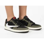 کتوني مردانه ترويس مشکي سبز