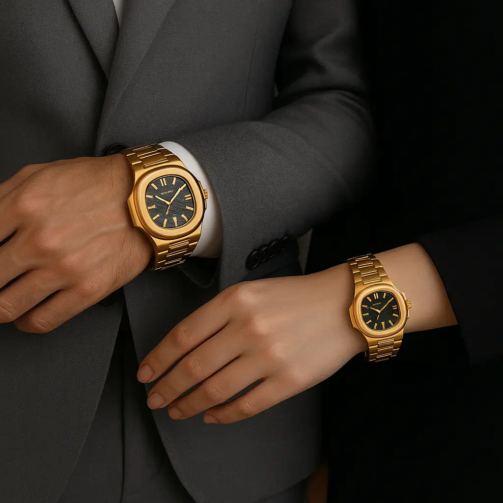 ست ساعت Patek Philippe؛ ترکیب اصالت، ظرافت و عشق در یک قاب 1 ست ساعت Patek Philippe