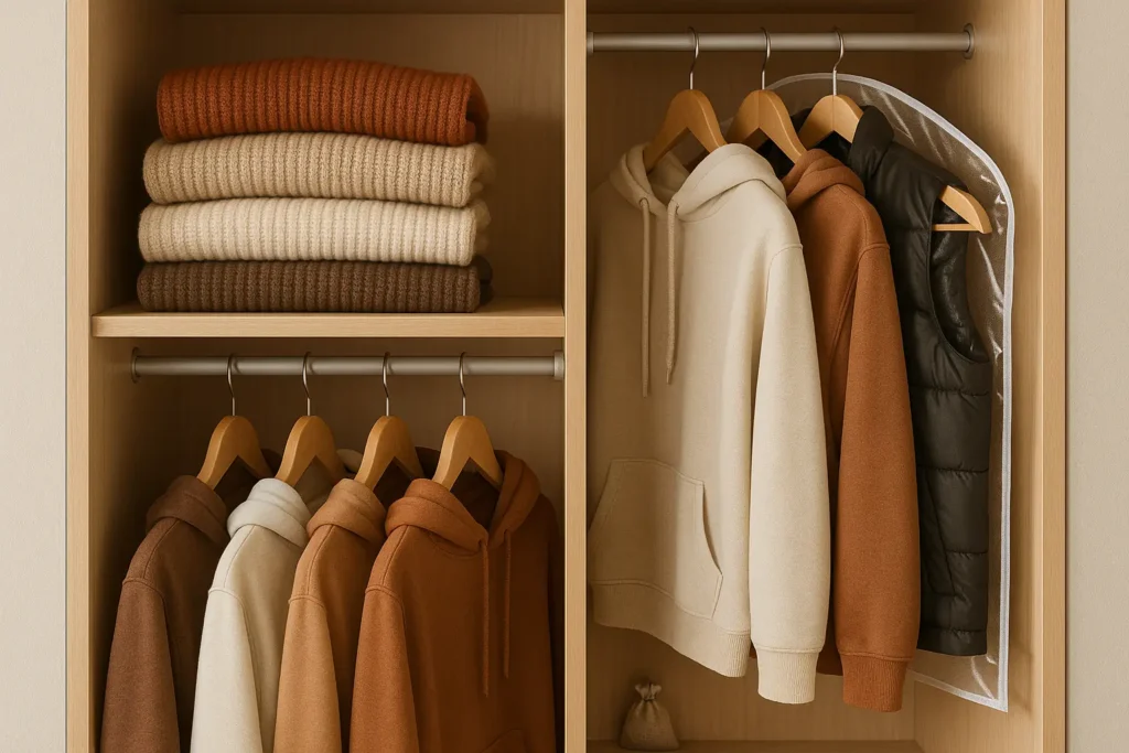 شستشوی لباس پاییزی