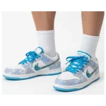 کتونی مردانه دراگون آبی سفيد