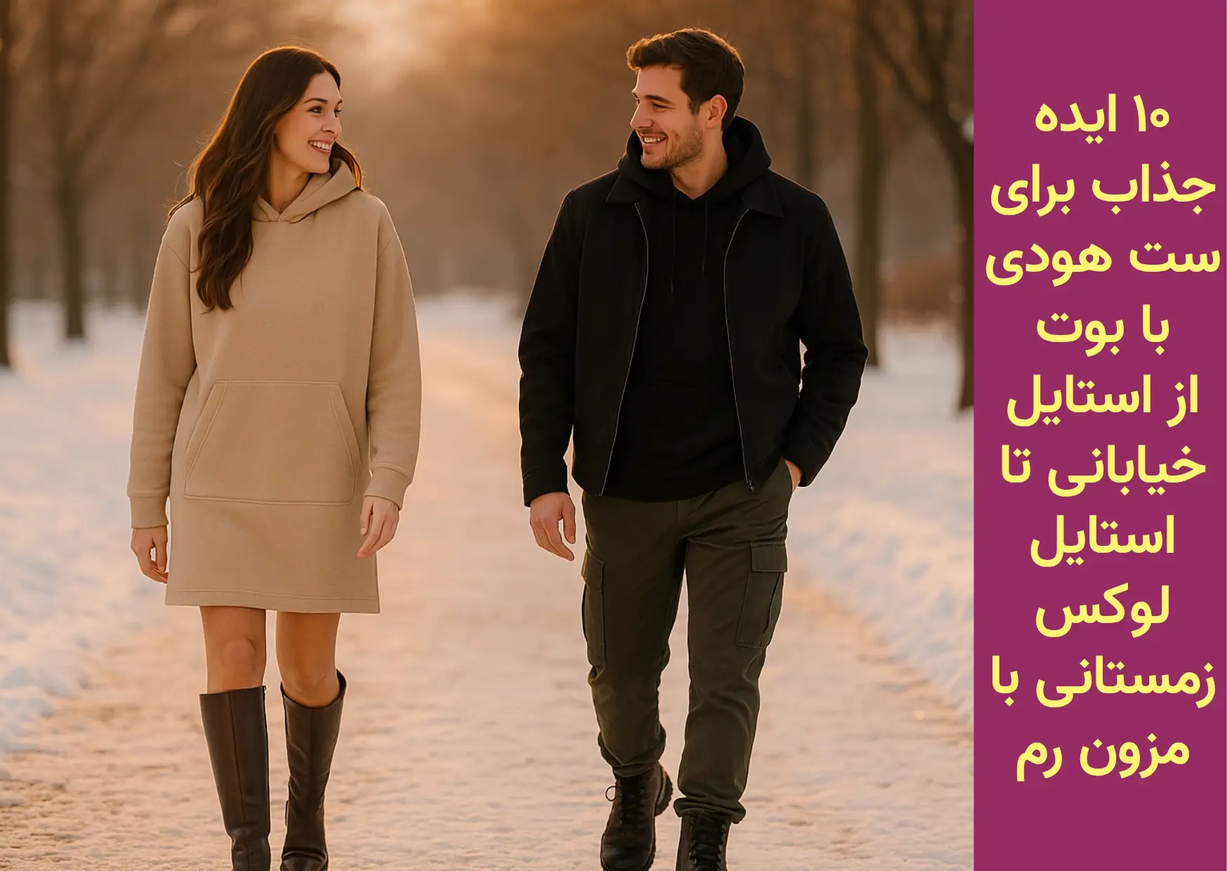 ست هودی با بوت
