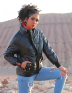 کاپشن وارداتی پفکی براق 663