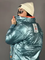 کاپشن وارداتی پفکی براق 663 - Image 3