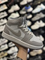 کتونی مردانه ساقدار جردن وان سفيد طوسی - Image 4