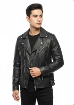 کاپشن چرم پليسی وارداتی