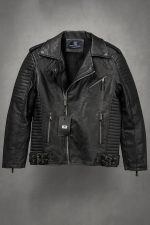 کاپشن چرم پليسی وارداتی - Image 2