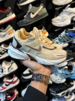 کتونی v2k زنانه کرم قهوه ای - Image 2