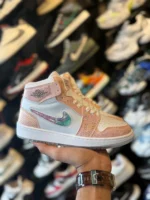 کتونی زنانه دراگون ساقدار گلبهی - Image 3