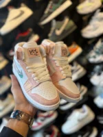 کتونی زنانه دراگون ساقدار گلبهی - Image 2