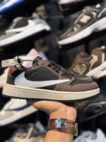 کتونی ترويس مشکی قهوه ای - Image 5