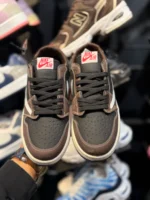 کتونی ترويس مشکی قهوه ای - Image 2