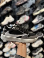 کتونی ترويس طوسی مشکی - Image 3