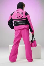 ست دخترانه سه تيکه کاپشن شلوار - Image 4