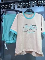 ست دخترانه تيشرت شلوار دوچرخه - Image 7