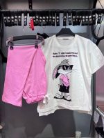 ست دخترانه تيشرت شلوار باگزبانی - Image 3