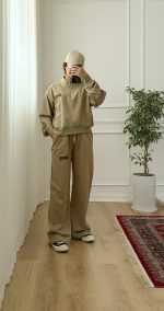 ست دخترانه  نيم زيپ شلوار بروکلين - Image 5