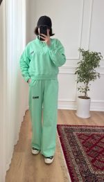 ست دخترانه  نيم زيپ شلوار بروکلين - Image 3