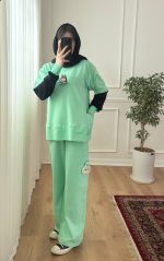 ست دخترانه دورس شلوار لبوبو - Image 2