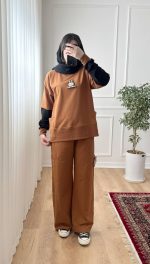 ست دخترانه دورس شلوار لبوبو - Image 3