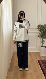 ست دخترانه دورس شلوار ميوميو - Image 3