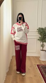 ست دخترانه دورس شلوار ميوميو - Image 4