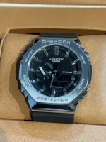 ساعت جی شاکG2100مشکی صفحه استيل - Image 2