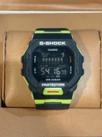 ساعت جیشاک GB200 مردانه مشکی سبز - Image 3