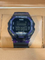 ساعت جیشاک GB200 مردانه مشکی بنفش - Image 3